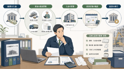 建設業の融資実行後に確認したい資金使途・返済・記録の基本事項
