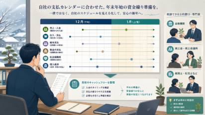 年末年始の資金繰り対策｜中小企業・個人事業主が年末年始に必ず確認すべきポイント