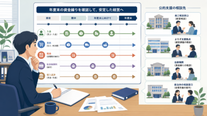 年度末の資金繰り確認｜入出金予定の整理と公的支援の相談先