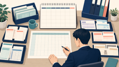 年度末の資金繰り表を作成するときの確認項目